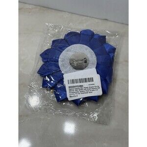 Sigma Gamma Rho SGRho Sorority Flower Brooch Pin Blue & Gold Satin Ribbon New